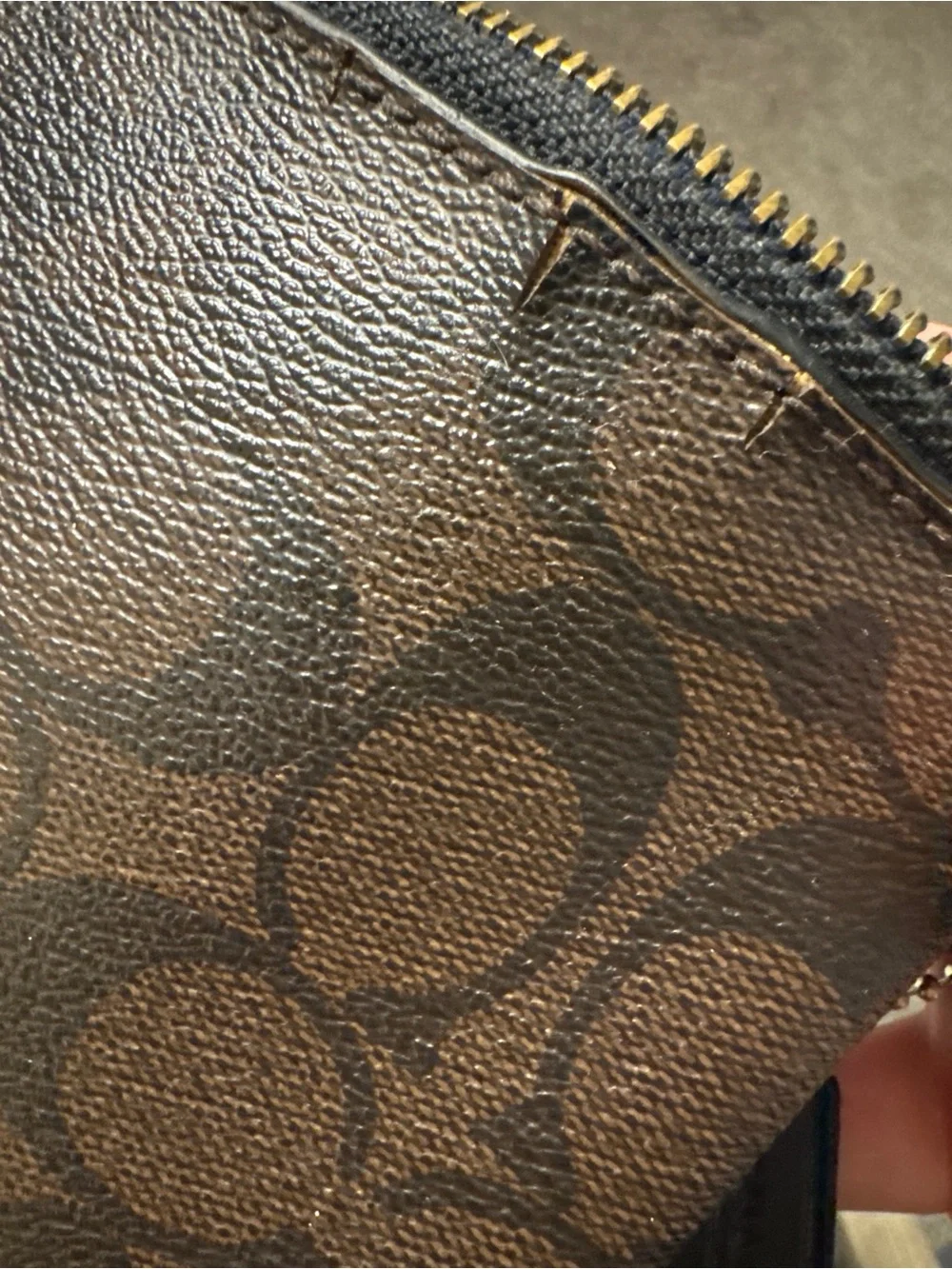 Coach compact wristlet
